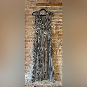 Country Road, monochrome maxi dress, US size 6, AU/UK 10